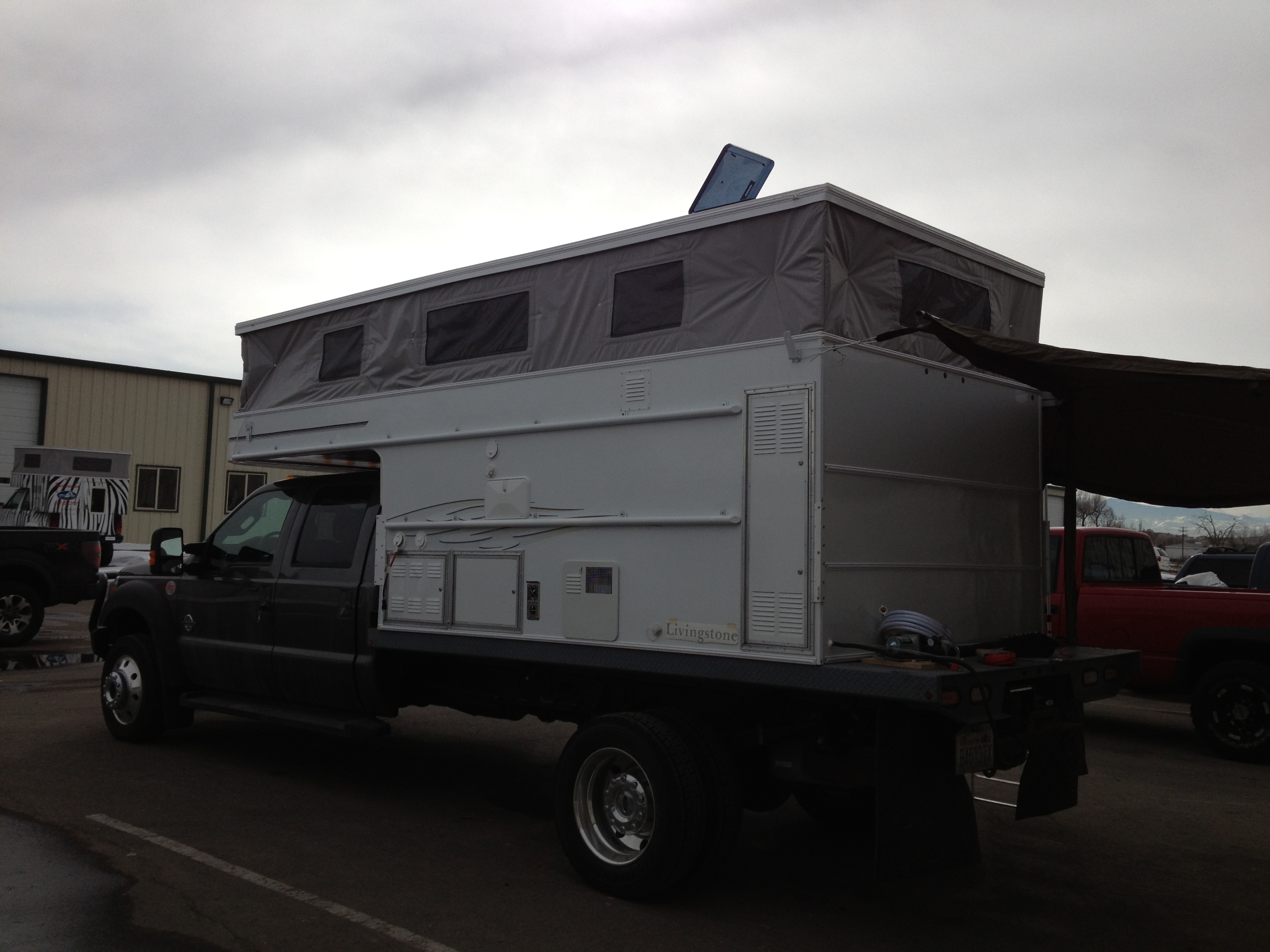 Latest custom camper complete! PULSE SC built on a flatbed Ford F550