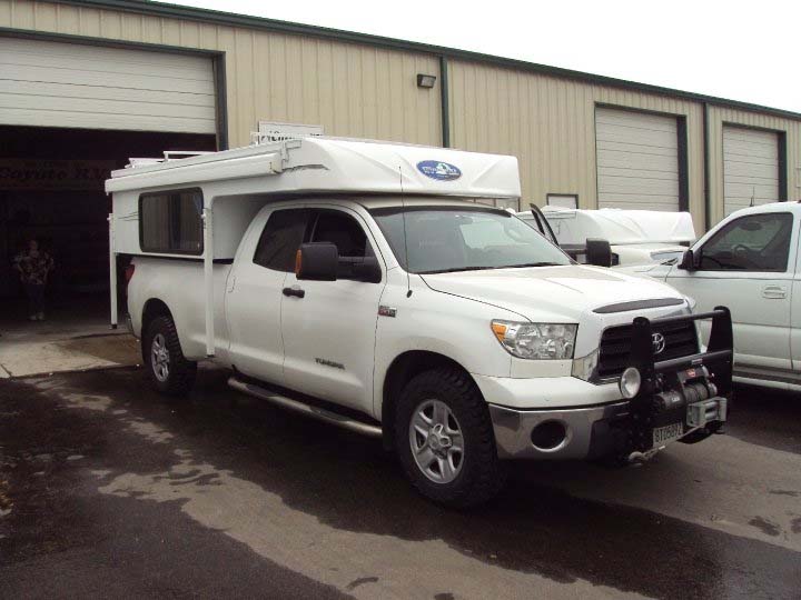 Pop up truck camper for toyota tundra